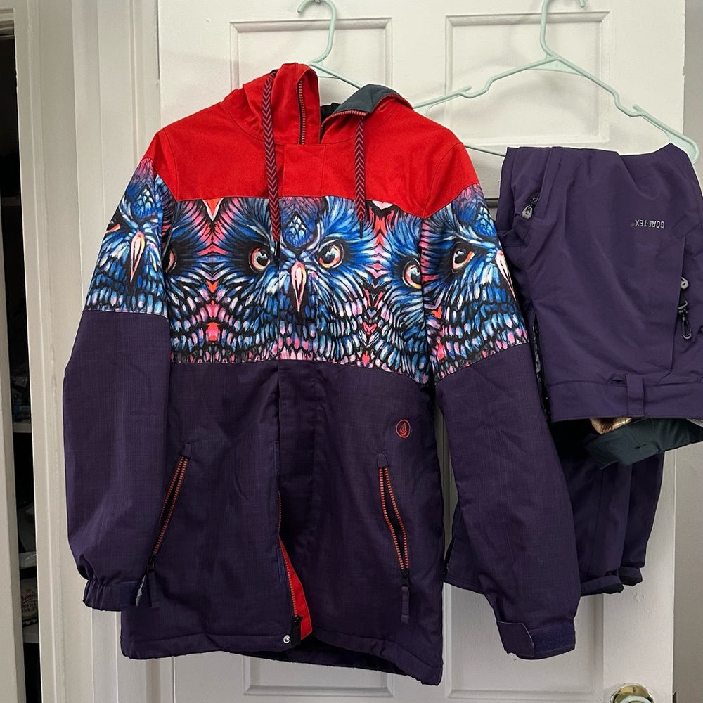 volcom snowboard jacket & pants goretex